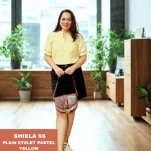 Load image into Gallery viewer, SHIELA BLOUSE 0056 - EYELET PASTEL YELLOW
