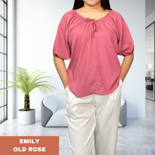 Load image into Gallery viewer, EMILY  BLOUSE 0008- PLAIN OLD ROSE