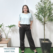 Load image into Gallery viewer, TRICIA  BLOUSE 0008 - PLAIN LIGHT TEAL