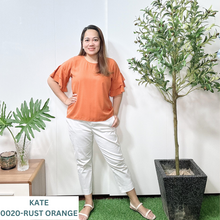 Load image into Gallery viewer, KATE BLOUSE 0020 - PLAIN RUST ORANGE