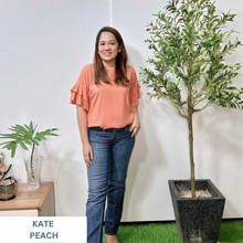 Load image into Gallery viewer, KATE BLOUSE 0002-PLAIN PEACH