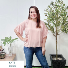 Load image into Gallery viewer, KATE BLOUSE 0001-PLAIN BEIGE