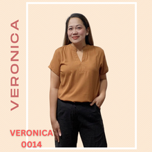 Load image into Gallery viewer, VERONICA BLOUSE 0014-PLAIN RUST