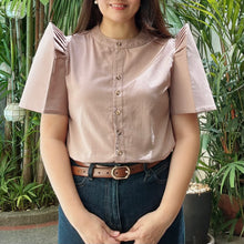 Load image into Gallery viewer, AMIHAN BLOUSE 0022- PLAIN TAUPE