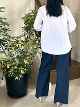 Load image into Gallery viewer, ANGELINE BLOUSE 0003 - PLAIN COTTON WHITE(LOOSE FIT)