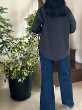 Load image into Gallery viewer, ANGELINE BLOUSE 0002 - PLAIN COTTON BLACK(LOOSE FIT)