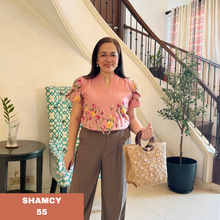 Load image into Gallery viewer, SHAMCY BLOUSE 0055- EMBROID OLD ROSE