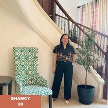 Load image into Gallery viewer, SHAMCY BLOUSE 0026- EMBROID BLACK