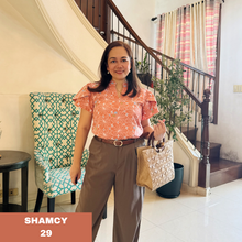 Load image into Gallery viewer, SHAMCY BLOUSE 0029-EYELET OLD ROSE