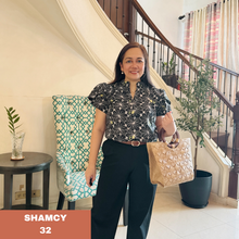 Load image into Gallery viewer, SHAMCY BLOUSE 0032-EYELET BLACK