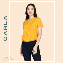 Load image into Gallery viewer, CARLA BLOUSE 0028 - PLAIN MUSTARD