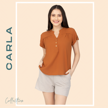 Load image into Gallery viewer, CARLA BLOUSE 0022 - PLAIN RUST