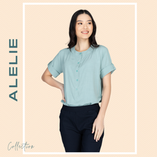 Load image into Gallery viewer, ALELIE BLOUSE 0001 - PLAIN LIGHT TEAL
