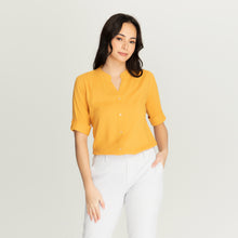 Load image into Gallery viewer, SHANE BLOUSE 0037 - PLAIN MUSTARD