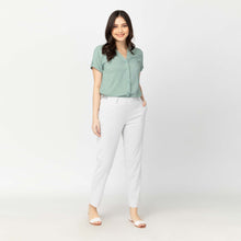 Load image into Gallery viewer, CAMERON BLOUSE 0019 - PLAIN TEAL GREEN