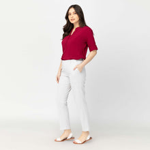 Load image into Gallery viewer, SHANE BLOUSE 0032 - PLAIN MAROON RED
