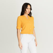 Load image into Gallery viewer, SHANE BLOUSE 0037 - PLAIN MUSTARD