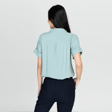 Load image into Gallery viewer, ALELIE BLOUSE 0001 - PLAIN LIGHT TEAL