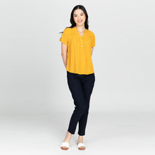 Load image into Gallery viewer, CARLA BLOUSE 0028 - PLAIN MUSTARD