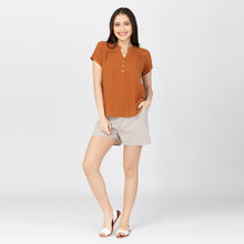 Load image into Gallery viewer, CARLA BLOUSE 0022 - PLAIN RUST
