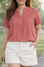 Load image into Gallery viewer, FRANCINE BLOUSE 0017-PLAIN OLD ROSE