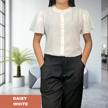 Load image into Gallery viewer, DAISY BLOUSE 0005-PLAIN WHITE