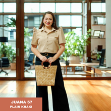 Load image into Gallery viewer, JUANA BLOUSE 0057 - PLAIN KHAKI