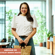 Load image into Gallery viewer, AMIHAN BLOUSE 0060 - EYELET SENEFA WHITE