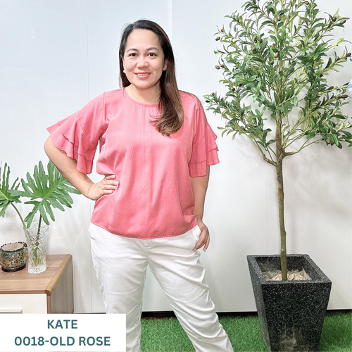 KATE BLOUSE 0018- PLAIN OLD ROSE