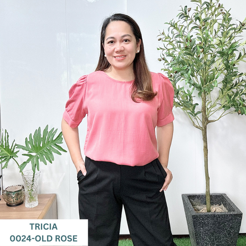 TRICIA  BLOUSE 0024-OLD ROSE