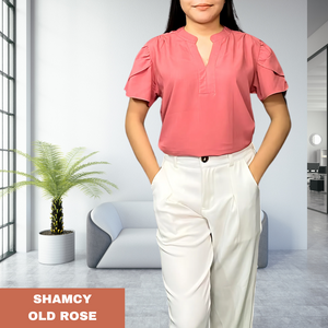 SHAMCY BLOUSE 0006 - PLAIN OLD ROSE