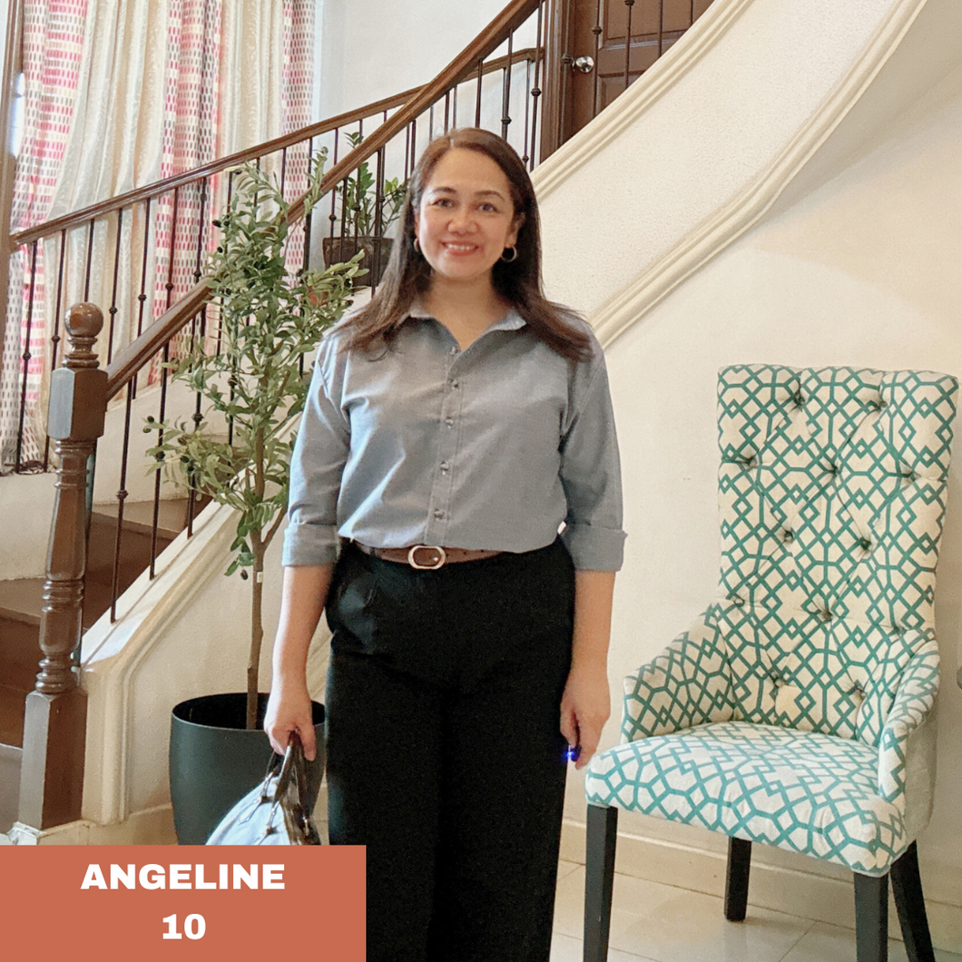 ANGELINE BLOUSE 0010- PLAIN LOOSE FIT