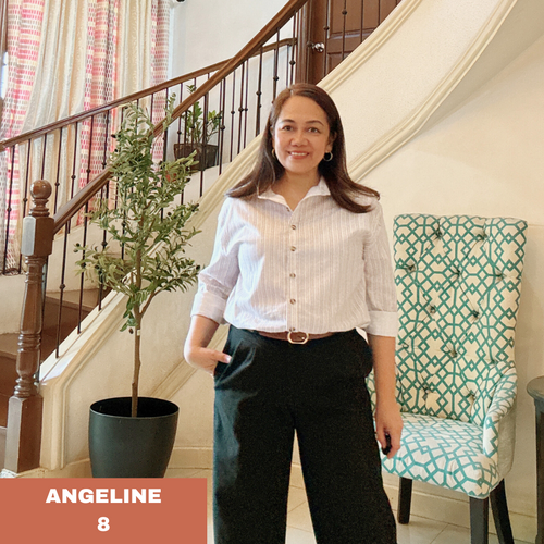 ANGELINE BLOUSE 0008- STRIPES LOOSE FIT