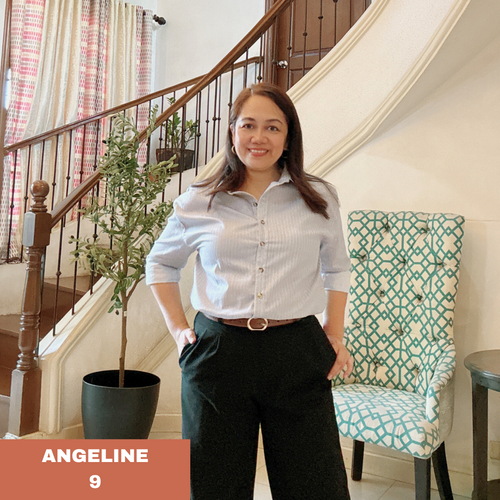 ANGELINE BLOUSE 0009- STRIPES LOOSE FIT