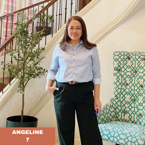 ANGELINE BLOUSE 0007 - STRIPES LOOSE FIT