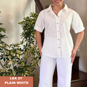 LEA BLOUSE 0027 - PLAIN WHITE