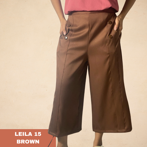 LEILA CULOTTES 0015 - BROWN