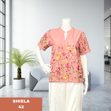 Load image into Gallery viewer, SHIELA BLOUSE 0042 - EMBROIDERED OLD ROSE