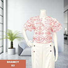 Load image into Gallery viewer, SHAMCY BLOUSE 0063 - EMBROIDERED RED