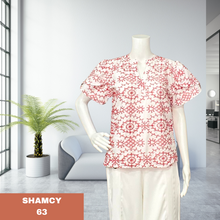 Load image into Gallery viewer, SHAMCY BLOUSE 0063 - EMBROIDERED RED