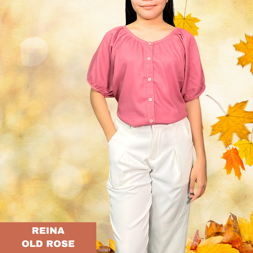 REINA BLOUSE 0001- OLD ROSE