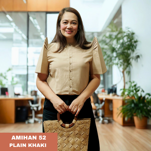 AMIHAN BLOUSE 0052 - PLAIN KHAKI