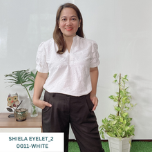 Load image into Gallery viewer, SHIELA BLOUSE 0011 - EYELET_2 WHITE