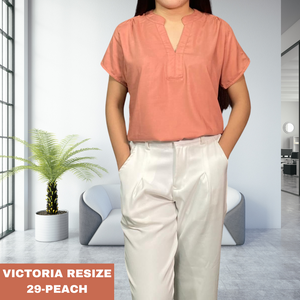 VICTORIA RESIZE BLOUSE 0029 - PEACH