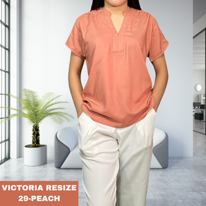 VICTORIA RESIZE BLOUSE 0029 - PEACH