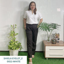 Load image into Gallery viewer, SHIELA BLOUSE 0011 - EYELET_2 WHITE