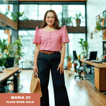 Load image into Gallery viewer, MARIA BLOUSE 0020- PLAIN ROSE GOLD