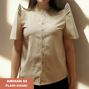 AMIHAN BLOUSE 0052 - PLAIN KHAKI