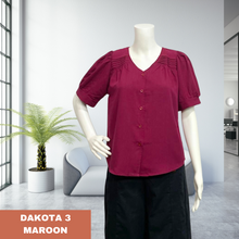 Load image into Gallery viewer, DAKOTA BLOUSE 0003 - PLAIN MAROON