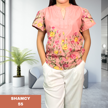 Load image into Gallery viewer, SHAMCY BLOUSE 0055- EMBROID OLD ROSE